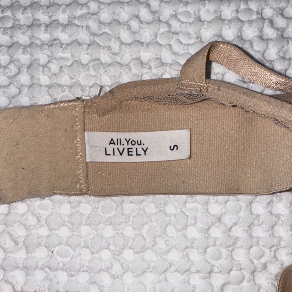 Lively All You nude mesh adjustable bra bralette size small - Picture 5 of 5